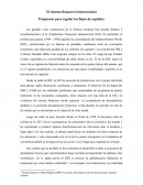 El sistema financiero internacional