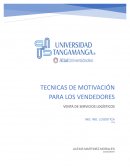 TECNICAS PARA MOTIVAR A LOS VENDEDORES