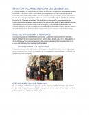 EFECTOS O CONSECUENCIAS DEL DESEMPLEO