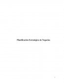 Planificación Estratégica de Negocios