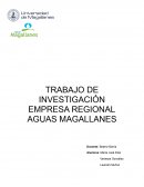 TRABAJO DE INVESTIGACIÓN EMPRESA REGIONAL AGUAS MAGALLANES