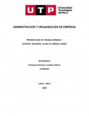 Administración y organización de empresa