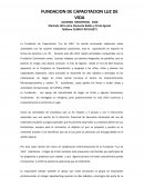 FUNDACION DE CAPACITACION LUZ DE VIDA