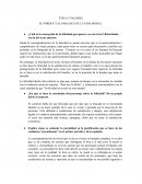 ÉTICA Y VALORES. EL PORQUE Y EL PARA QUE DE LA VIDA MORAL