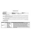 Programación anual Matematica