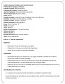 Plan de clase. Uso de mayúsculas