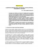 EL MÉTODO CIENTÍFICO EN EL ESTUDIO DE LA EVOLUCIÓN DEL PENSAMIENTO CONTABLE