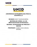 ESTRATEGIAS DE PRECIOS Y VENTAS
