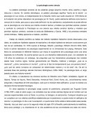 La psicología como ciencia