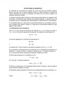NOTAS SOBRE EL MONOPOLIO