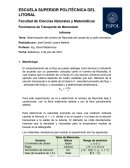 Determinación del número de Reynolds del caudal de un grifo doméstico