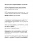 Crecimiento económico de la mano de la industria manufacturera
