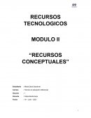 MODULO II “RECURSOS CONCEPTUALES”