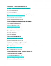 MACROECONOMIA PREGUNTAS. Página 1