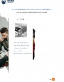 RECURSOS HUMANOS EN INFORMÁTICA
