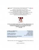 SISTEMA DE INFORMACIÓN PARA LA GESTION ADMINISTRATIVA DE LAS PATENTES COMERCIALES EN EL DEPARTAMENTO DE SUPERINTENDENCIADE LA ALCALDÍA DEL MUNICIPIO