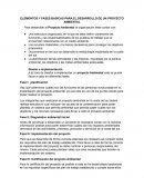 ELEMENTOS Y FASES BASICAS PARA EL DESARROLLO DE UN PROYECTO AMBIENTAL