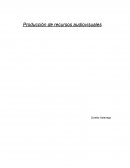 Producción de recursos audiovisuales