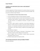 Caso practico Estructuras y Modelos Organizacionales