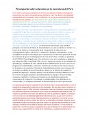 Preocupación sobre educación en la cuarentena del Perú