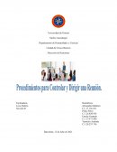 Dirección de reuniones