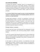 Evaluación de desempeño