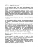 ¿Menciona dos capacidades o competencias que te gustaría reforzar a través de la AEE Biblioteca Tutorizada?