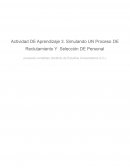 Actividad de aprendizaje 3. Simulando un proceso de reclutamiento y selección de personal