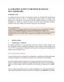 LA GRATIFICACIÓN UN BENEFICIO SOCIAL MUY ESPERADO