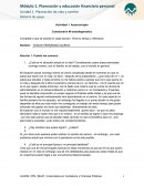 Planeación y educación financiera personal