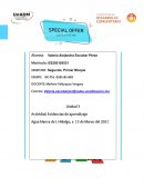 EVIDENCIA DE APRENDIZAJE. EL DIAGNÓSTICO DESDE UNA PERSPECTIVA SISTÉMICA