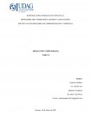 REDACCIÓN Y ORTOGRAFÍA (Taller 2)