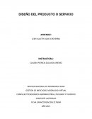 DISEÑO DEL PRODUCTO O SERVICIO