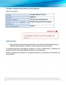 Estados financieros de una empresa