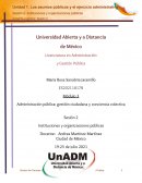 Los asuntos públicos y el ejercicio administrativo Sesión 2. Instituciones y organizaciones públicas
