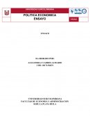 POLITICA ECONOMICA ENSAYO