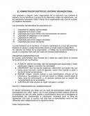 EL ADMINISTRADOR DENTRO DEL ENTORNO ORGANIZACIONAL
