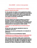 Taller Derechos Fundamentales en el trabajo