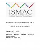 ENTORNO LEGAL DE LOS NEGOCIOS