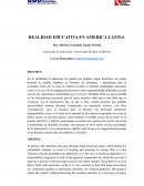 REALIDAD EDUCATIVA EN AMERICA LATINA