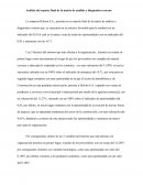 Análisis del reporte final de la matriz de análisis y diagnostico externo