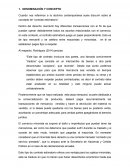 Actividad Contrato. Denominación y concepto