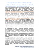 TEXTO DE M. BAZANT Y CONCLUSIONES SOBRE LOS SIGUIENTES ASPECTOS