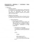 PENDIENTES MÍNIMAS Y MÁXIMAS PARA TUBERÍAS DE PVC