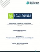 Ensayo de las principales tesis gnoseológicas