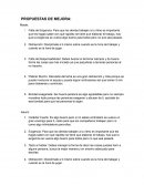 PROPUESTAS DE MEJORA FORMACIÓN SOCIOCULTURAL