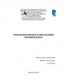 SISTEMA EDUCATIVO BOLIVARIANO. TIPOS DE DISCAPACIDAD E IMPLICACIONES SOCIOEDUCATICAS
