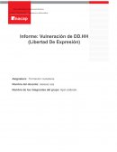 Informe DDHH