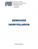 Desechos Hospitalarios