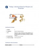 Trabajo individual Derecho Tributario de Empresas